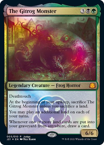 【ENG】【Foil】《ギトラグの怪物/The Gitrog Monster》[ジャッジ褒賞]
