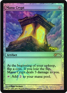 【ENG】【Foil】《魔力の墓所/Mana Crypt》[ジャッジ褒賞]