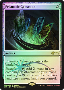 【ENG】【Foil】《虹色の大地鏡/Prismatic Geoscope》[ジャッジ褒賞]