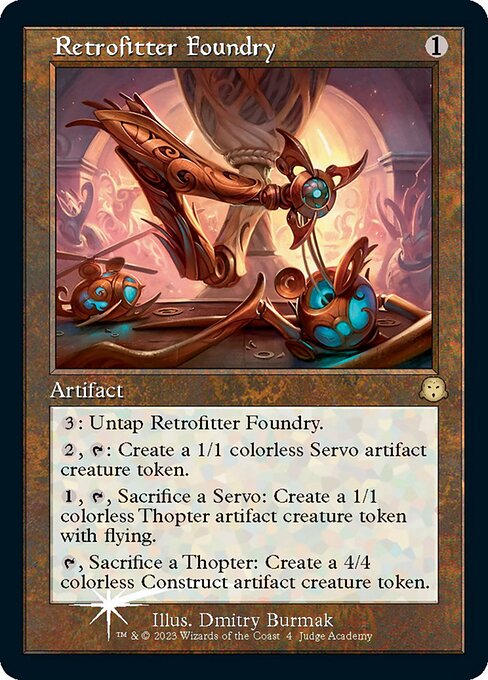 【ENG】【Foil】《改良式鋳造所/Retrofitter Foundry》[ジャッジ褒賞]
