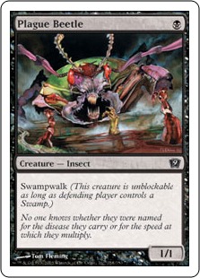 【ENG】【Foil】《疫病甲虫/Plague Beetle》[9ED]