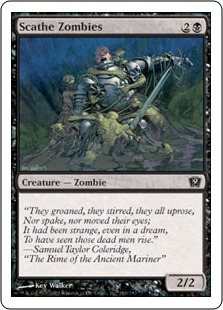 【ENG】【Foil】《スケイズ・ゾンビ/Scathe Zombies》[9ED]