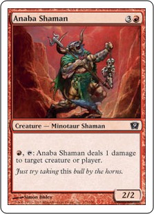 【ENG】【Foil】《アナーバのシャーマン/Anaba Shaman》[9ED]