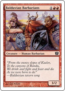 【ENG】【Foil】《バルデュヴィアの蛮族/Balduvian Barbarians》[9ED]