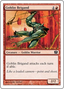 【ENG】【Foil】《ゴブリンの盗賊/Goblin Brigand》[9ED]