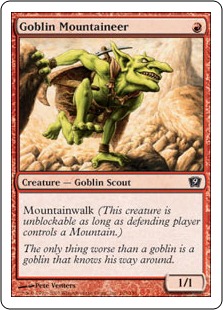 【ENG】【Foil】《ゴブリンの山岳民/Goblin Mountaineer》[9ED]