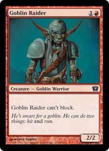 【ENG】【Foil】《ゴブリンの略奪者/Goblin Raider》[9ED]