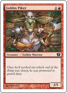 【ENG】【Foil】《ゴブリンの長槍使い/Goblin Piker》[9ED]