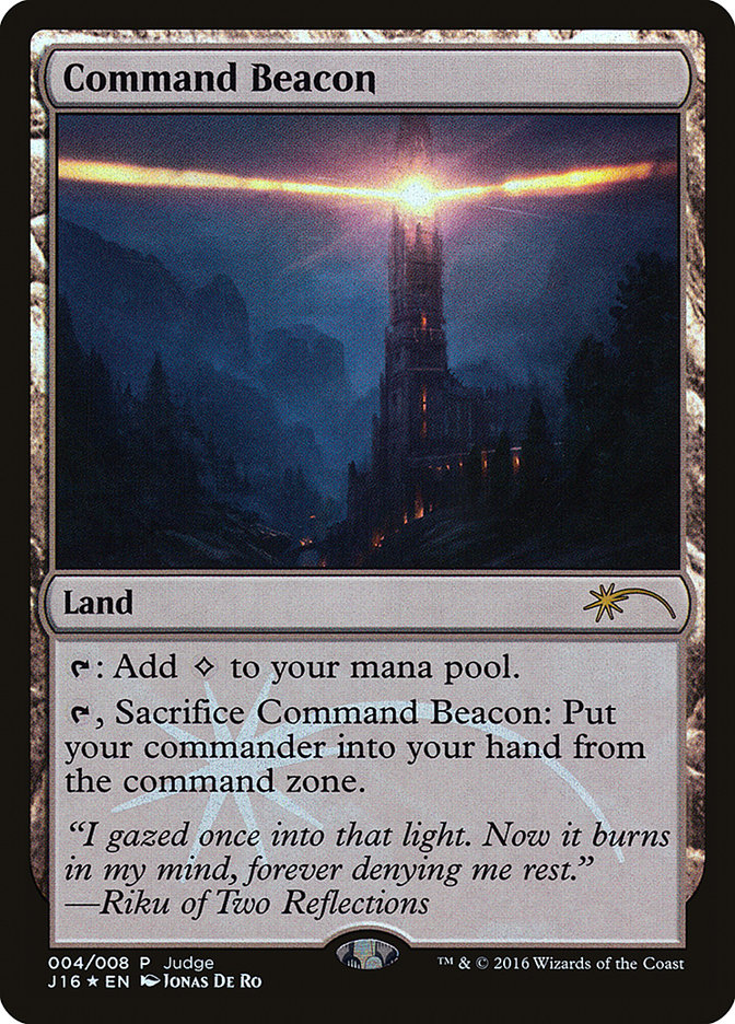 【ENG】【Foil】《統率の灯台/Command Beacon》[ジャッジ褒賞]