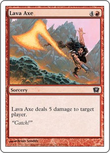 【ENG】【Foil】《溶岩の斧/Lava Axe》[9ED]