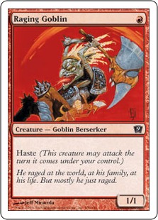【ENG】【Foil】《怒り狂うゴブリン/Raging Goblin》[9ED]
