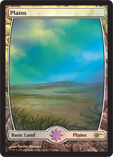 【ENG】【Foil】■フルアート■《平地/Plains》(Illus.Terese Nielsen)[ジャッジ褒賞]