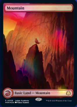 【ENG】【Foil】■フルアート■《山/Mountain》(Illus.Jorge Jacinto)[ジャッジ褒賞]