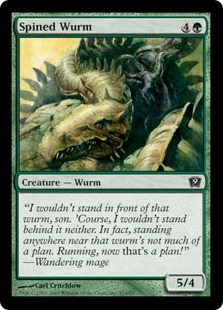 【ENG】【Foil】《針刺ワーム/Spined Wurm》[9ED]