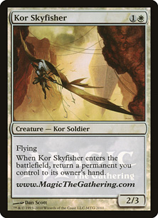 【ENG】【Foil】《コーの空漁師/Kor Skyfisher》[URL入りイベントプロモ]