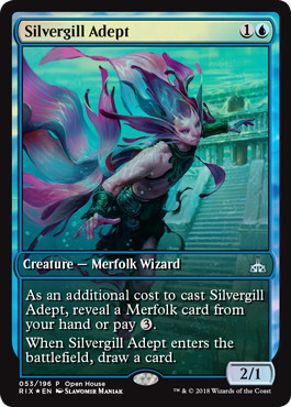 【ENG】【Foil】《銀エラの達人/Silvergill Adept》[Open House]