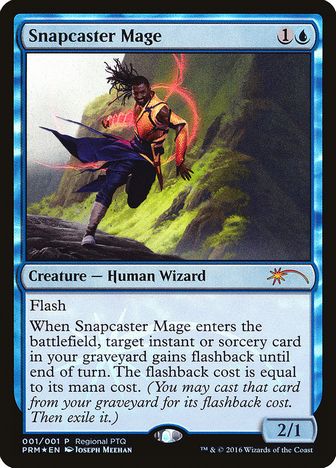 【ENG】【Foil】《瞬唱の魔道士/Snapcaster Mage》[RPTQプロモ]