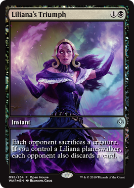 【ENG】【Foil】《リリアナの勝利/Liliana's Triumph》[Open House]