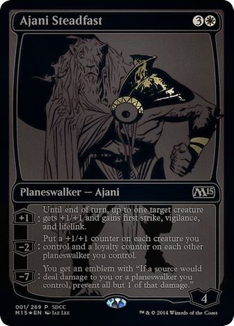 【ENG】【Foil】《不動のアジャニ/Ajani Steadfast》[SDCC]