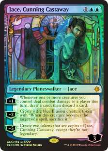 【ENG】【Foil】《狡猾な漂流者、ジェイス/Jace, Cunning Castaway》[SDCC]