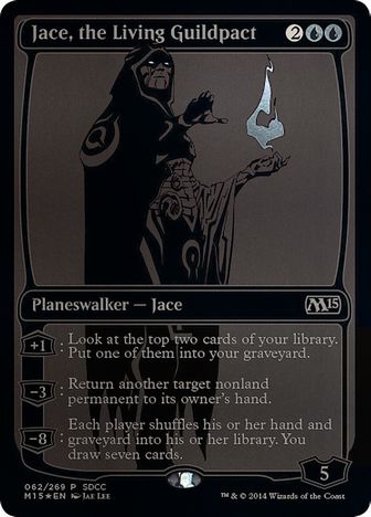 【ENG】【Foil】《ギルドパクトの体現者、ジェイス/Jace, the Living Guildpact》[SDCC]