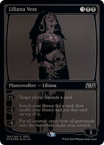 【ENG】【Foil】《リリアナ・ヴェス/Liliana Vess》[SDCC]