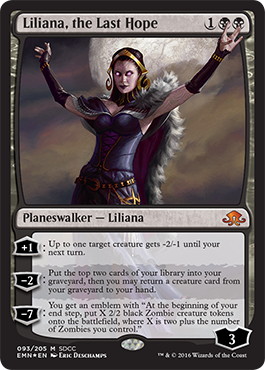 【ENG】【Foil】《最後の望み、リリアナ/Liliana, the Last Hope》[SDCC]