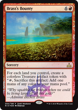 【ENG】【Foil】《鉄面提督の報奨/Brass's Bounty》[Draft Weekend]