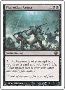 【ENG】《ファイレクシアの闘技場/Phyrexian Arena》[8ED]