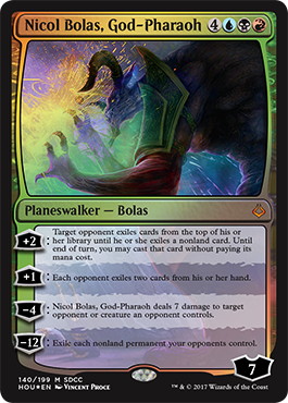 【ENG】【Foil】《王神、ニコル・ボーラス/Nicol Bolas, God-Pharaoh》[SDCC]