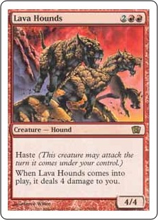 【ENG】《溶岩の猟犬/Lava Hounds》[8ED]