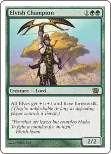 【ENG】《エルフのチャンピオン/Elvish Champion》[8ED]