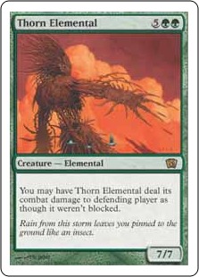 【ENG】《茨の精霊/Thorn Elemental》[8ED]