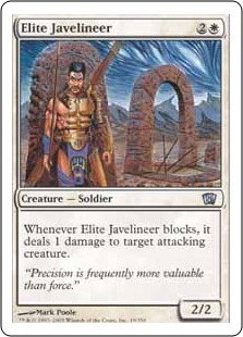 【ENG】《精鋭なる投槍兵/Elite Javelineer》[8ED]