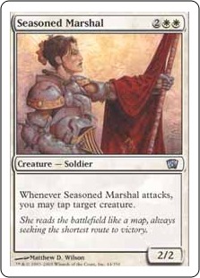 【ENG】《歴戦の司令官/Seasoned Marshal》[8ED]