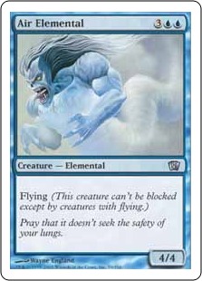 【ENG】《大気の精霊/Air Elemental》[8ED]