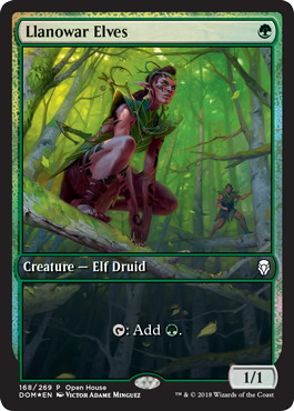 【ENG】【Foil】《ラノワールのエルフ/Llanowar Elves》[Open House]