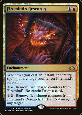 【ENG】【Foil】《火想者の研究/Firemind's Research》[Draft Weekend]