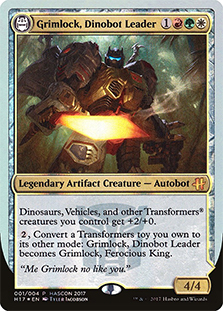 【ENG】【Foil】《Grimlock, Dinobot Leader》[HASCON]