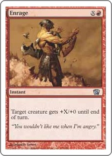 【ENG】【Foil】《怒髪天/Enrage》[8ED]