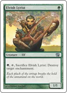 【ENG】【Foil】《エルフの抒情詩人/Elvish Lyrist》[8ED]