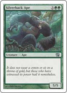 【ENG】【Foil】《シルバーバック/Silverback Ape》[8ED]