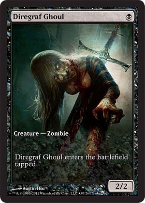 【ENG】■テキストボックスレス■《戦墓のグール/Diregraf Ghoul》[ゲームデー]