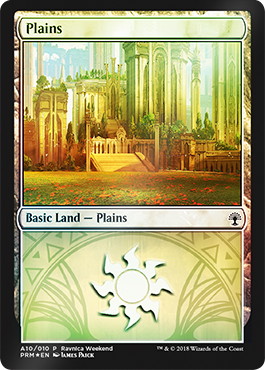 【ENG】【Foil】《平地/Plains》（Selesnya）[Ravnica Weekend]