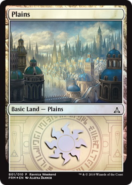 【ENG】【Foil】《平地/Plains》（Azorius）[Ravnica Weekend]