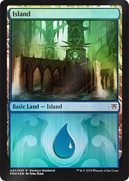 【ENG】【Foil】《島/Island》（Dimir）[Ravnica Weekend]