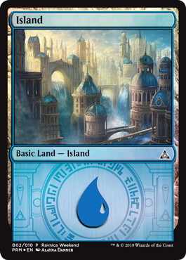 【ENG】【Foil】《島/Island》（Azorius）[Ravnica Weekend]