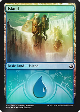 【ENG】【Foil】《島/Island》（Izzet）[Ravnica Weekend]