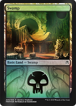 【ENG】【Foil】《沼/Swamp》（Golgari）[Ravnica Weekend]