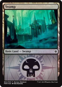 【ENG】【Foil】《沼/Swamp》（Orzhov）[Ravnica Weekend]